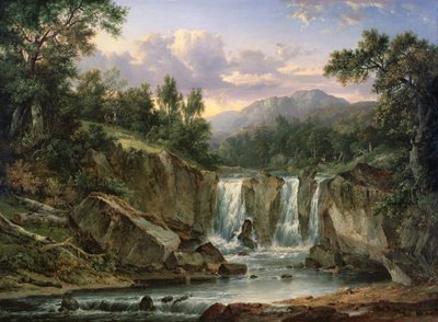 Die Wasserfälle von Tummel, 1820 von Patrick Nasmyth